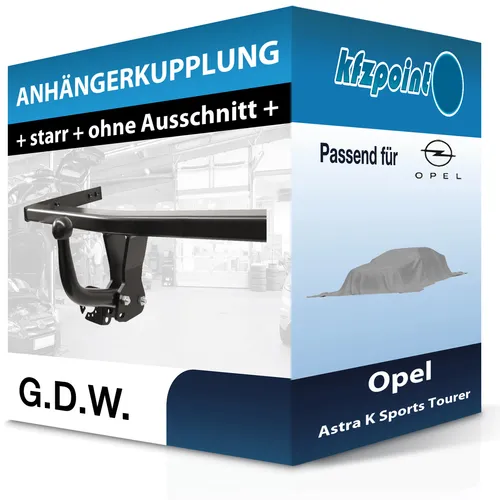 G.D.W. Starr Anhängerkupplung für Opel Astra K Kombi (11.2015-12.2022)