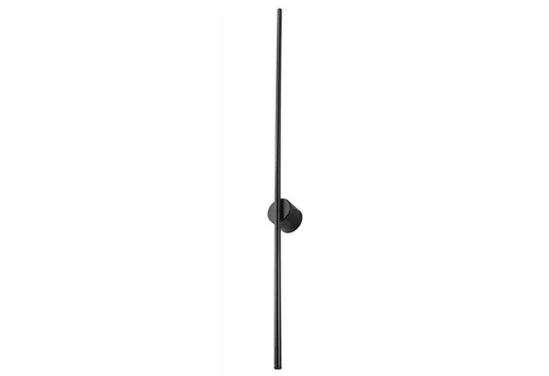 Licht-Erlebnisse Wandleuchte RHORESE, LED fest integriert, Neutralweiß, LED Metall neutralweißes Licht 4000 K 1600 lm H: 120 cm Schwarz