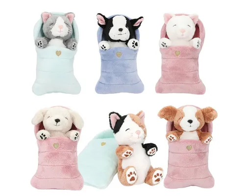 Topmodel Dogs and Cats in Sleeping Bag - Plüschfigur - Film & Fernsehen, niedliche Plüschfigur für Fans von Topmodel, ideal zum Spielen und Kuscheln.
