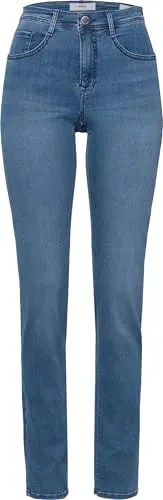 BRAX Feel Good Style Mary Used Stone Blue 44 - Moderne Jeans im Regular Fit, aus hochwertigem Baumwoll-Elasthan-Mix für optimalen Tragekomfort und einen gepflegten Look.