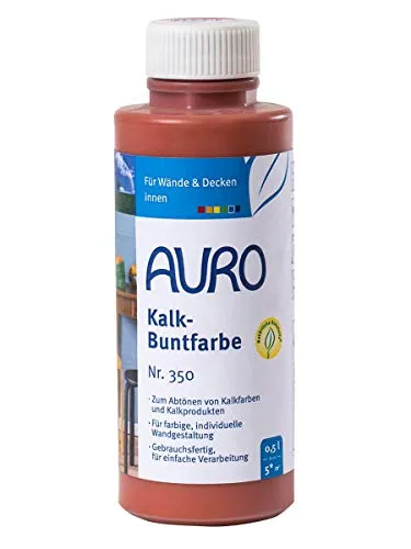 AURO Kalk-Buntfarbe Terracotta 0,5 L