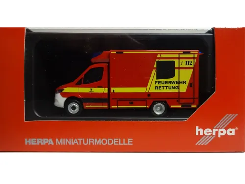 Herpa 097666 Mercedes-Benz Sprinter 18 Fahrtec Feuerwehr München 1:87 Neu