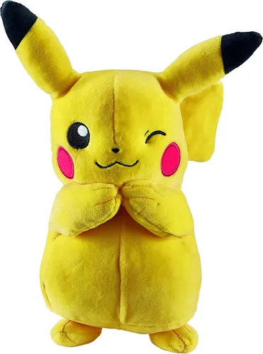 Pokemon Plüschfigur Wave 8 (20cm) Kuscheltier Stofftier-Pikachu zwinkernd