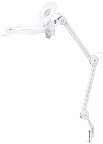 TOOLCRAFT TO-8194404 UV-LED Klemm-Lupenleuchte - Taschenlampen, Stirnlampen - Hochwertige Lupenleuchte mit 88 SMD-LED's für präzise Arbeiten und verstellbarem Arm für optimalen Arbeitsbereich.