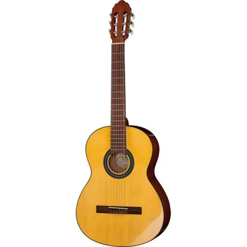 Gewa Student Natural 4/4 LH - Linkshänder Konzertgitarre - Gitarren; Ideal für Linkshänder, natürliche Hochglanzlackierung und hochwertige Materialien wie Okoume und Fichte, perfekt für Schüler ab 13 Jahren.