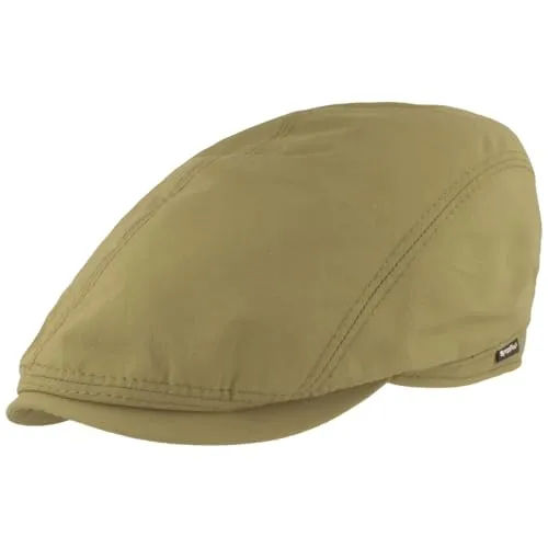 Breiter Herren Schiebermütze Flatcap Trendgrün 57 - Leichte Schiebermütze mit innovativer Sympatex-Membran für Wind- und Wasserdichtigkeit. Mit UPF 50+ für optimalen UV-Schutz und atmungsaktivem Futter für hohen Tragekomfort. Ideal für jedes Wetter!
