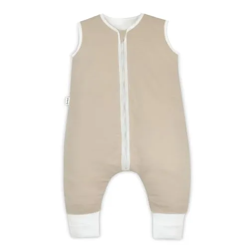 Ehrenkind Babyschlafsack mit Füßen 2.5 TOG - Schlafsack aus 100% Bio-Baumwolle, ganzjährig nutzbar und OEKO-TEX® zertifiziert. Mit Beinen für mehr Bewegungsfreiheit und extra leise Reißverschlüsse für einfaches An- und Ausziehen.