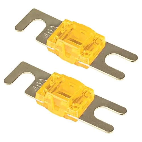 tomzz Audio 5800-056 Mini ANL Sicherung 40A 2 Stück mit vergoldeten Kontakten