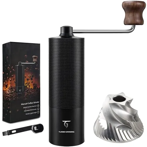 SUNYA Kaffeemühle Manuell mit Kaffeerezeptbuch