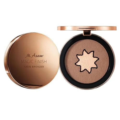 M. Asam MAGIC FINISH Satin Bronzer Medium (6,5g) – Bronzer Puder Duo mit Satin-Touch Textur, ultra-feine Farb-Pigmente, natürlicher Glow, veganes Make Up, silikonfrei