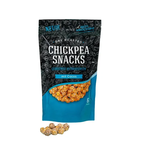 Chickpea Snacks geröstete Kichererbsen Cocos 150g