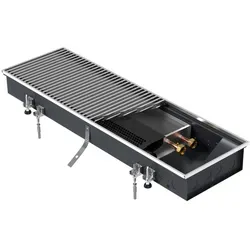 Bodenkonvektor mit Querstromventilator Kanalhöhe 90 mm