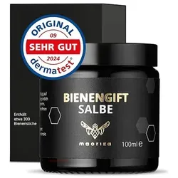 maorika Bienengiftsalbe mit Manuka-Öl 1 St - Medizinische Körperpflege mit natürlichen Inhaltsstoffen, unterstützt die Hautregeneration und bietet eine beruhigende Wirkung.