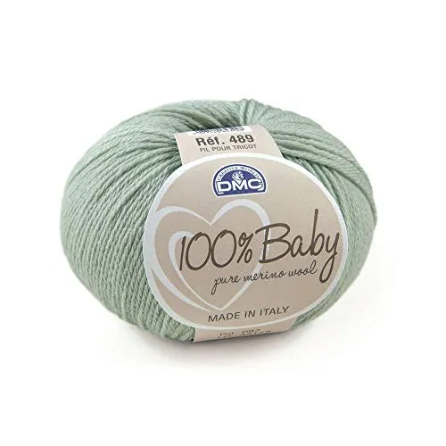 DMC - 100% Baby Wool, ideal ist für Baby-Strickwaren | 50 g, 225 m, 26 Farben