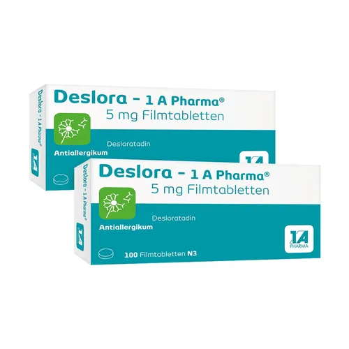 1A PHARMA DESLORA 5MG Doppelpack 2X100 St