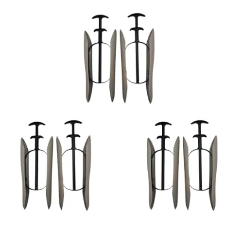 DELFA Stiefelformer 3 Paar - mit innovativem Sensomatic Federelement - Stiefelspanner - Länge 35 cm - Schaftformer