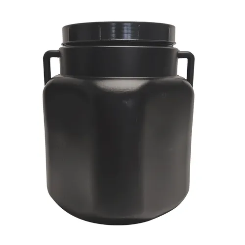Produktbild Fass quadratisch 20l schwarz | Weithalsfass lebensmittelecht Camping lagern