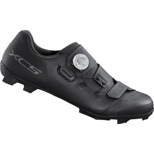 Shimano SH-XC502 MTB Fahrradschuhe, Schwarz - Cross Country Fahrradschuhe mit BOA® L6 Verschluss und leichter ULTREAD Gummisohle für maximalen Grip und Energieübertragung. Ideal für anspruchsvolle MTB-Fahrer.