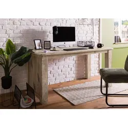 Schreibtische Beige von Massivholzmöbel24