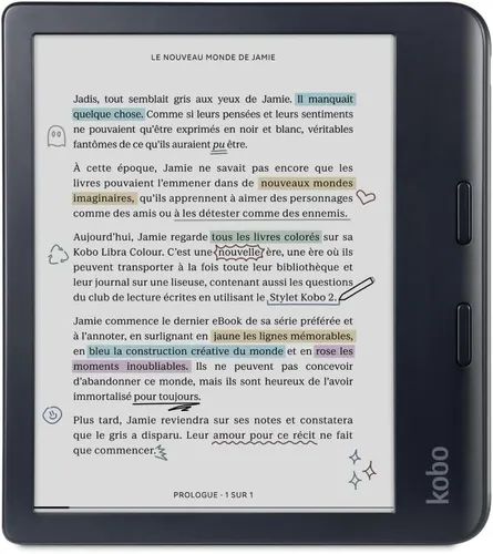 Kobo Libra Colour Schwarz in schwarz von Kobo