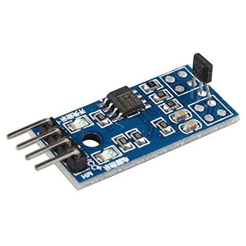HALJIA Hall Sensor Motor Speed Modul 3144e Single Offene Stromkreise Magnetfeld Messung Kompatibel mit Arduino