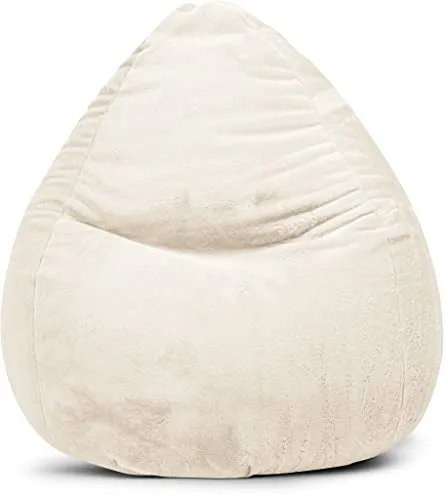 Sitting Point Sitzsack Softy XXL - 300 Liter Natur - Sitzsäcke & aufblasbare Sessel, großzügiger Sitzkomfort mit 300 Litern Füllmaterial für entspanntes Sitzen und Relaxen.