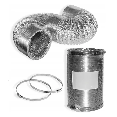 Flexibler Aluminium Lüftungsschlauch Ø102 mm 2,5 m für Klima & HVAC