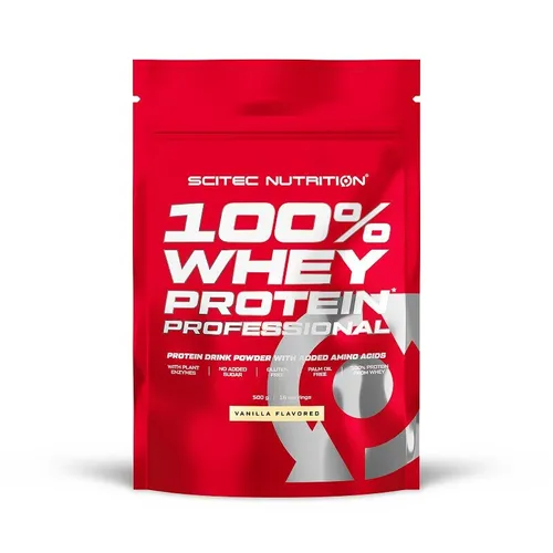 Scitec Nutrition 100% Whey Protein Professional, 500 g Beutel, White Chocolate