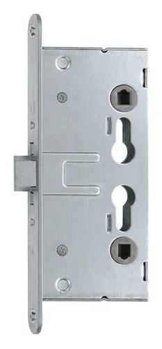 Panik-Einsteckschloss 1009PPG Fkt.D rd 24/65/72/9mm DIN L/R - Panikschloss für Stahl- und FH-Türen, mit Anti-Panikfunktion für maximale Sicherheit und einfache Handhabung. Ideal für Gangflügel.