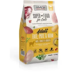 MACs Cat Adult Ente,Pute & Huhn | 1,5kg Trockenfutter