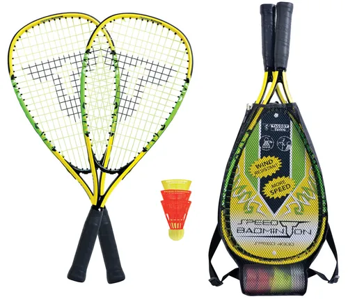 Talbot Torro Speed Badminton - Speed Badminton Set Speed 4000 mit 3 Bällen