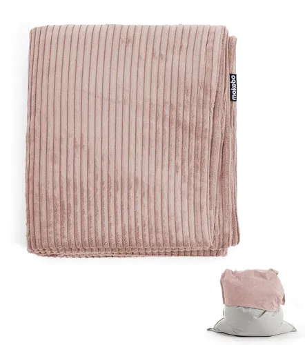 mokebo Sitzsack Kuschel-Cover in Grau - Sitzsäcke mit kuscheligem Cord-Bezug für individuellen Stil! Ideal für den Innen- und Außenbereich, einfach zu wechseln und passt auf Sitzkissen bis 140x180cm.