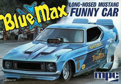 Blue Max Long-Nosed Mustang Funny Car MPC