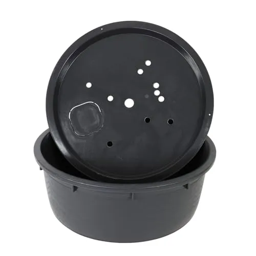 CLGarden Springbrunnenbecken Set mit GFK Deckel 150L von CLGarden