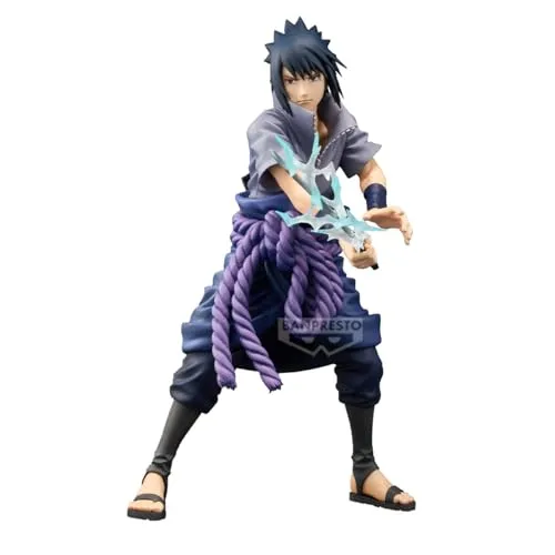 Banpresto Sasuke Uchiha Naruto Shippuden Actionfigur - Grandista Special Edition 24 cm - Actionfiguren für Kinder - Handgefertigte PVC-Figur aus Naruto Shippuden, ideal für Sammler und Anime-Fans, inklusive Basisständer und umweltfreundlicher Verpackung.