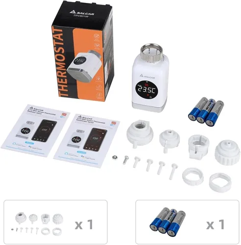 SALCAR Smart Home Heizkörperthermostat TRV801W 3er Set