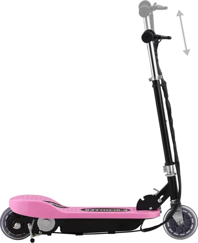 vidaXL E-Scooter 120 W Rosa von vidaXL