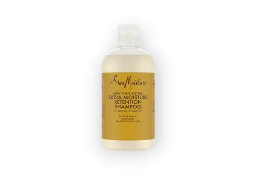 Shea Moisture Raw Shea Butter Deep Moisturizing Shampoo 384ml - Shampoo für tiefenwirksame Feuchtigkeit, ohne Sulfate, ideal für trockenes und strapaziertes Haar, 384ml Flasche.