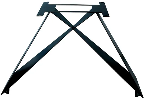 SIT Tischbein, Cross Base - Tischbeine für den Industrial Wohnstil, aus stabil matt lackiertem Metall, geeignet für Tischplatten von 160 bis 240 cm und bietet hohe Belastbarkeit.
