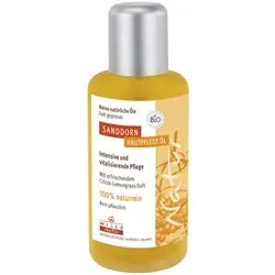 Sanddorn Bio Hautpflege Öl - Arzneimittel, nährt und regeneriert die Haut mit natürlichen Inhaltsstoffen für ein gesundes Hautbild.