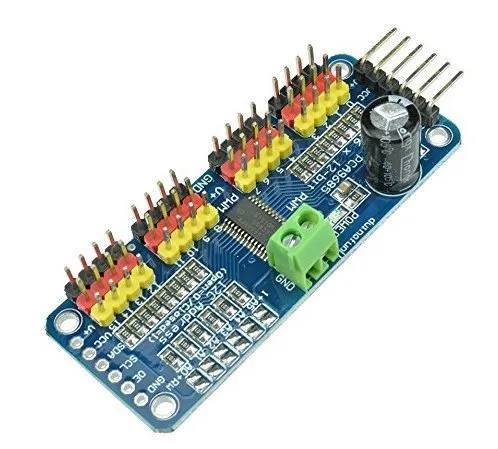 ARCELI 16-Kanal-PWM/Servotreiber IIC-Schnittstelle-PCA9685 für Arduino oder Raspberry Pi-Shield-Modul-Servoschild