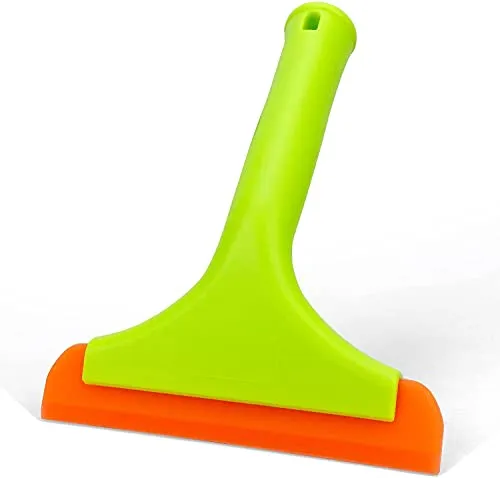 GUGUGI, Super Flexibler Silikon-Abzieher, Auto-Wasserklinge, Wasserwischer, Duschabzieher, 15 cm Klinge und 19 cm Langer Griff, für Auto-Windschutzscheibe, Fenster, Spiegel, Glastür
