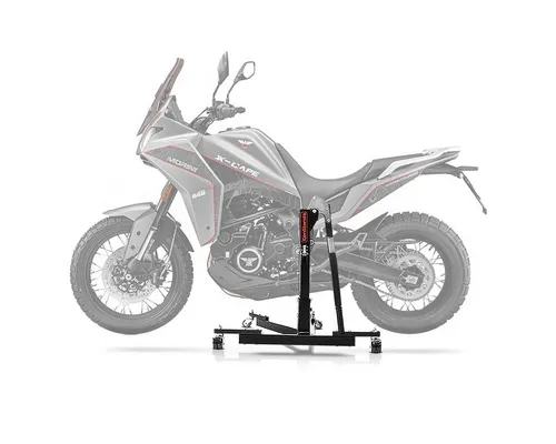 ConStands Motorradheber CS Power Evo-Zentralständer für Moto Morini X-Cape 650 21-24 Schwarz
