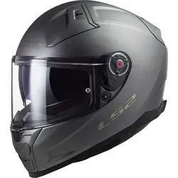 LS2 Vector II Matt Titanium Motorradhelm - Hochwertiger Integraler Helm mit hypoallergenem Innenraum, optimierter Passform und ECE 22.06 Zulassung – ideal für Sicherheit und Komfort beim Fahren.