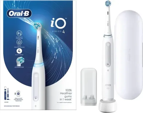 Oral-B iO Series 4 iO4 Elektrische Zahnbürste Quite White