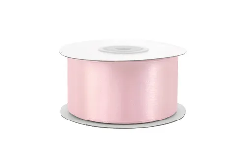 Creativery Satinband, Satinband 38mm x 25m Rolle Rose