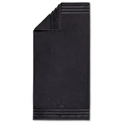 Vossen Gästetuch Cult de Luxe 30 x 50 cm Baumwolle Schwarz in schwarz von Vossen