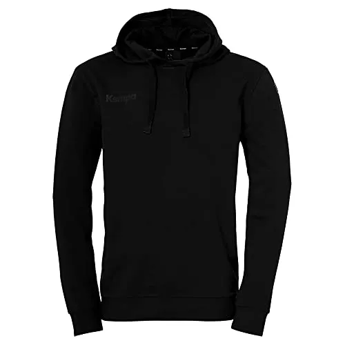 Kempa Hoodie Hoody schwarz XL - Herren-Sweatshirt aus 100% Baumwolle in Größe XL, ideal für Komfort und lässigen Stil.