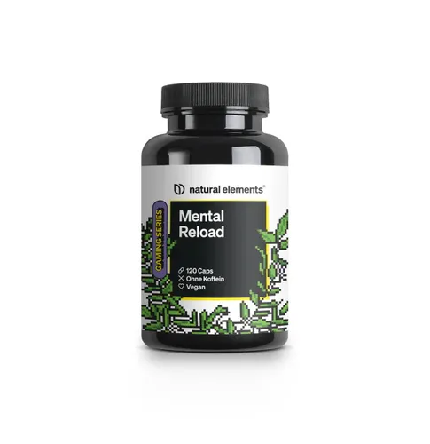 Produktbild Mental Reload – 120 Kapseln für Gamer