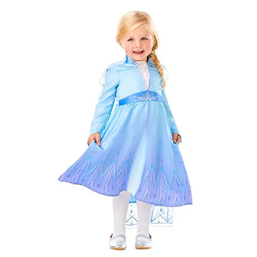 Rubie's Generique - Elsa Frozen 2 Kostüm für Mädchen - Kostüm für Kinder in Blau-Lila, ideal für kleine Disney-Fans und perfekt für Karneval oder Mottopartys.